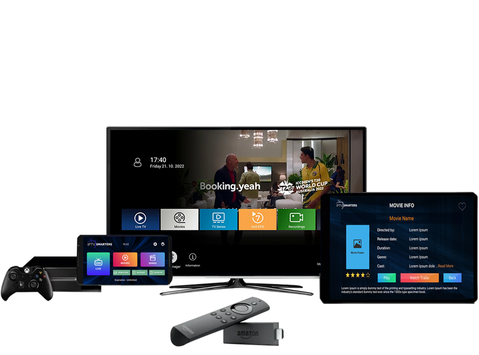 IPTV smarters multiple devices